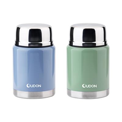 China 500ml Double Wall Food Warmer Flask Stainless Steel Viable Vacuum Insulated Soup Thermos Food Flask for sale