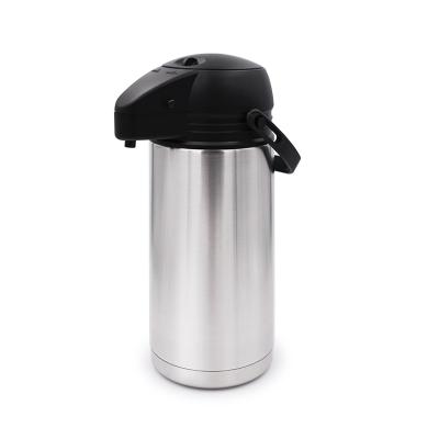 China Oudon 3L Stainless Steel PORTABLE Single Vacuum Insulated Pump Carafe Gooseneck Drip Coffee Pot For UK for sale