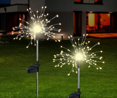 China Polyvinyl Chloride Solar Garden Lights 2 Pack 180 LED Solar Firework Lights for sale