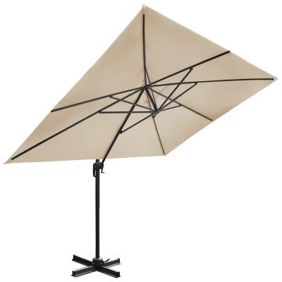 China Outdoor Square Modern Large Roman Windproof Cantilever Umbrella for Garden for sale