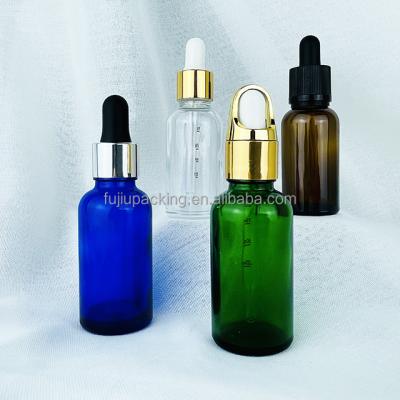 China Wholesale Essential Oil Round Glass Bottle 10ml 30ml 50ml 60ml 100ml 120ml For Eliquid Essential Oil Dropper Glass Bottle for sale