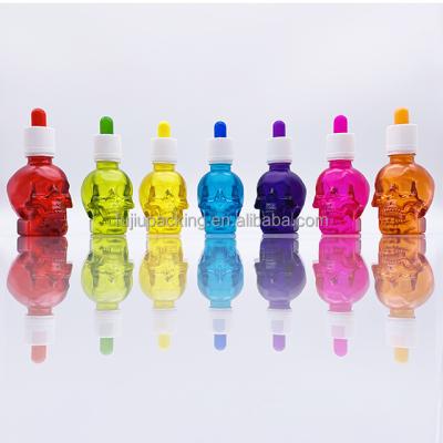 China Essential Oil 30ml 60ml 120ml Yellow Clear Red Blue Black Blue Green Glass Dropper Bottle for sale