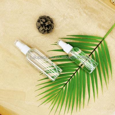 China Medicine Best Selling Empty Clear PET Plastic Facial Fine Mist Spray Bottle Cosmetic for sale