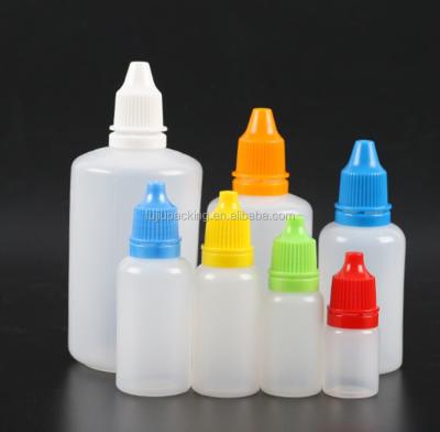 China white plastic medical medicine pe 8ml 10ml 5ml eye dropper container dropper 15ml 30ml squeeze bottle for sale