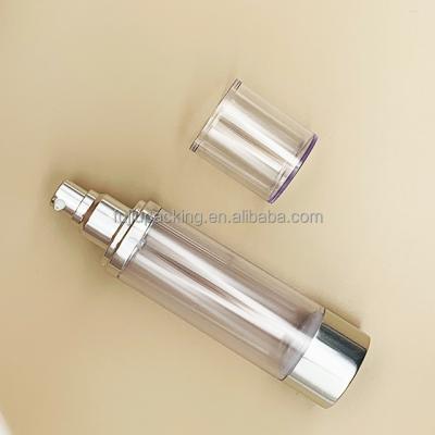 China Cosmetic Packaging 15ml 30ml 50ml Luxury Airless Glass Cosmetic Bottle With Spray Or Pump for sale