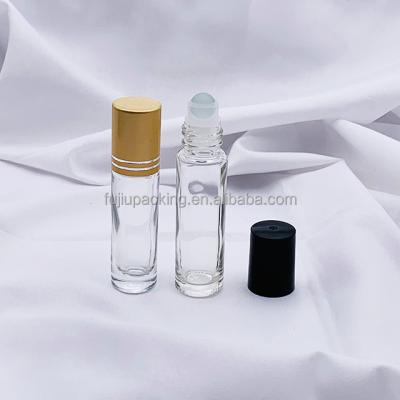 China Mini Travel Essential Oil 10ml Empty Essential Oil Roll On Bottle Glass Perfume Roller Bottle for sale