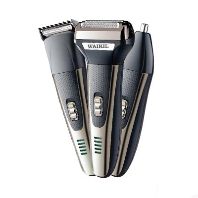 China Other WAIKIL Three-in-One Electric Shaver Combination Nose Hair Trimmer Reciprocating Razor for sale