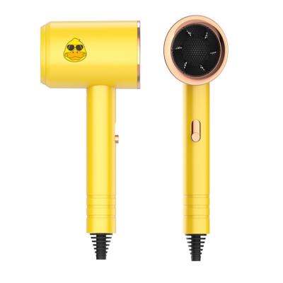 China The other new creative yellow fashion theme small duck hair dryer t-shaped high-efficiency hair dryer for sale