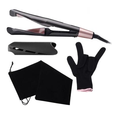 China High Temperature Protection New Product 2 In 1 Hair Salon Product Electric Hair Straightener 2 In 1 Hair Straightener Curling Irons for sale