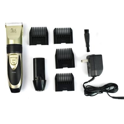 China Sustainable Hair Trimmer Electric Rechargeable Pet Clipper Pet Grooming Clippers for sale