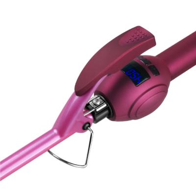 China Hotel Wholesale New Kemei KM-1023 LED Large Electric Ceramic Curling Hair Roller Curler for sale