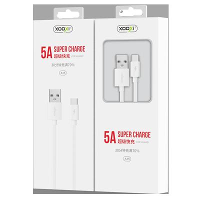 China High Quality Super Fast Charging Type-C Mobile Phone Factory Band 5A Cable for sale