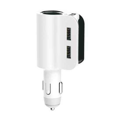 China Convenient 3-Port Car Bus USB Output In Car Socket 3.4A Car Charger for sale