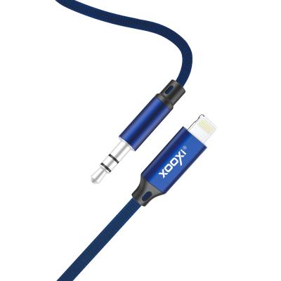 China For iPod factory blue lighting to 3.5mm audio cable for sale