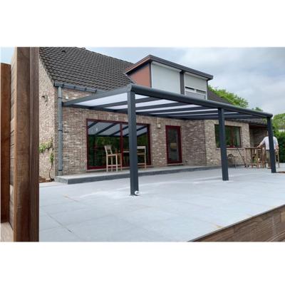 China Modern Veranda Glass Patio Verandas With Aluminum Frame for sale