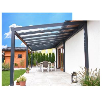 China Easily Assembled Bioclimatic Roof Waterproof System Aluminum Garden Canopy Pergola for sale