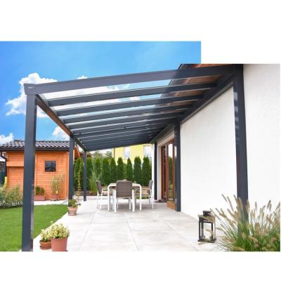 China Easily assembled roof louvered outdoor awnings and bioclimatic pergolas with a remote controlled roof for sale