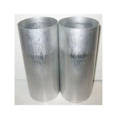 China Seamless Aluminum Candle Handmade Large Round Pillar Candle Making Mold for sale