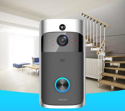 China Share IP Wifi Battery Powered 7.5cm*3.3cm*14.4cm Waterproof Smart Intelligent Wireless Video Doorbell for sale