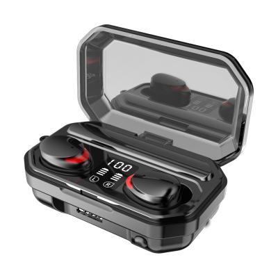 China M15 TWS In-Ear Earphone 5.0 Waterproof Wireless Earbuds Sport Sound Gaming Headset Earbuds With MIC LED Charging Box for sale