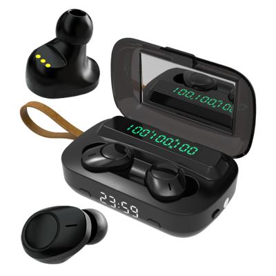 China In-ear waterproof tws M13 earphone touch earbuds noise canceling 2000mah earphone box LED display charging hands free for sale