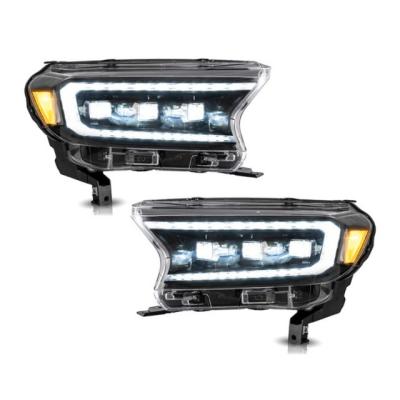 China 2015 to present Modified car lights are suitable for 2015 to present Ford Ranger pickup truck LED headlight assembly for sale