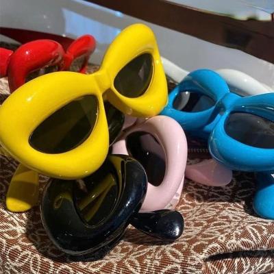 China Hot fashion sunglasses KSL01 fashion acetate shading new 2023 vintage candy color unisex luxury sunglasses for sale