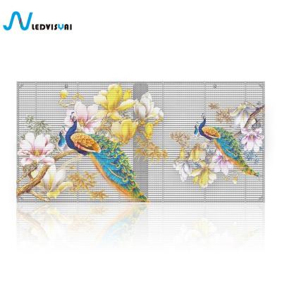 China Factory Price Indoor Led Display P3.91-7.81 Indoor Transparent Led Curtain Screen for sale