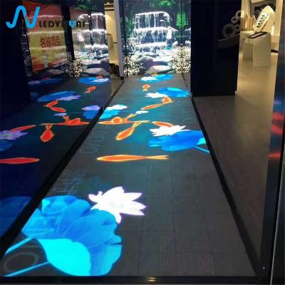 China Colorful Portable Digital LED 3D LED Dance Floor Series Responsive Dance Floor For Night Club Stage for sale