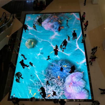 China p4.81 indoor high resolution outdoor responsive video panels led dance floor display screen for sale