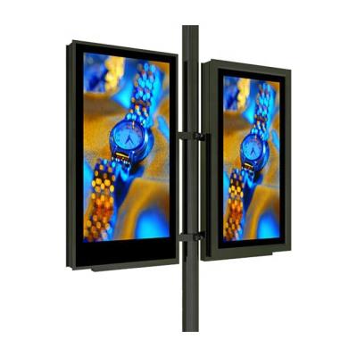 China Outdoor LED Video Outdoor Screen P4 Pole Outdoor LED Led Display for sale