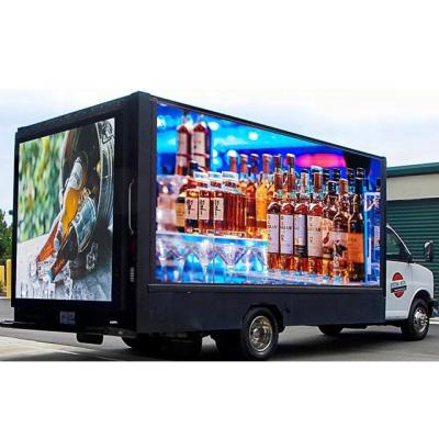 China P8 OUTDOOR Outdoor Led Screen /Vehicle/Van/Trailer/ Mounted Truck P6 P8 P10 Led Display Mobile Advertising for sale