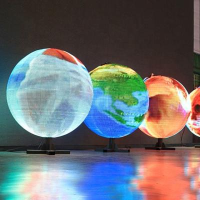 China Customized Indoor Shapes 360 Degree Led Display P5 Led Video Ball Sphere Display Screen for sale