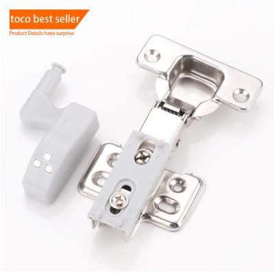 China Toco Furniture hardware accessories brushed ss hinge hydraulic kitchen cabinet hinge cabinet door hinges kitchen for sale