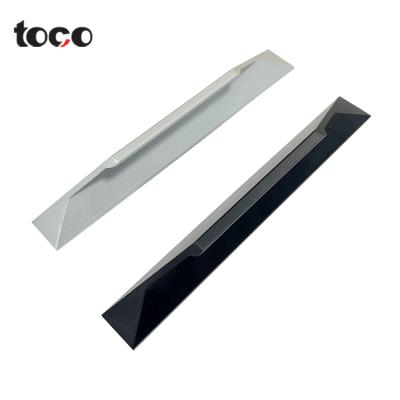 China toco furniture kitchen cabinet handles long silver cabinet handles cupboard black aluminum handle for sale