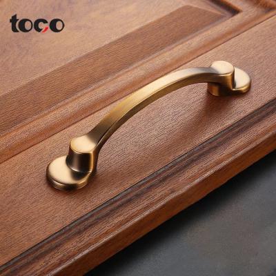 China toco extruded zinc profile pull abinet handles industrial bass cabinet handles pull i shape wardrobe handle for sale