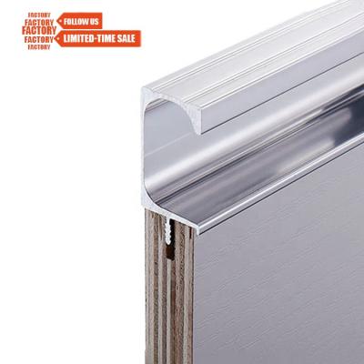 Cina toco door handles for kitchen cupboard aluminum g profile refrigerator handles in vendita