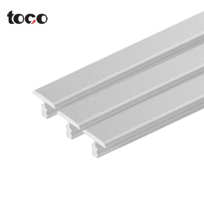 Cina toco aluminium decorative edge trim for tile t shape edge corner floor profile in vendita