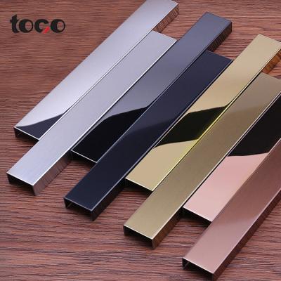 Κίνα TOCO Decoration Walls Edge Shape Trim Silver For Table Edging U-shaped U Channel Strips προς πώληση