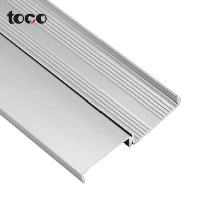 China TOCO Chrome Trim Edging Listello Tile Profile Decorative Foam Edge Protector U Shaped Channel u shaped edging for sale