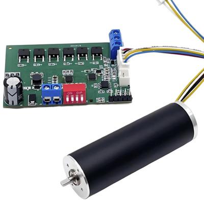 China 22mm Brushless Coreless Motor Slotless Motor 12V to 48V 43W 16360rpm Customizable BLDC Motor for sale