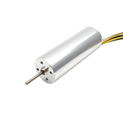 China Motor sem escova de 22 mm sensorado Motor sem núcleo 12V a 48V 43W 16360rpm Motor DC sem escova personalizável à venda