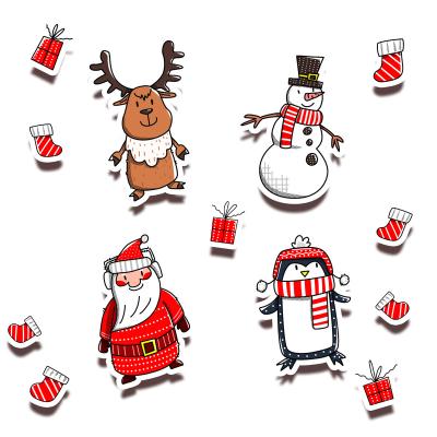 China High Quality Custom Decorative Heat Sensitive Christmas Vinyl Window Sticker for sale