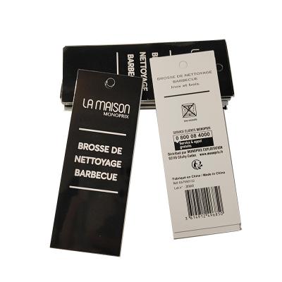 China Waterproof Recycle Custom Clothing Hang Tags Manufacturers, Garment Label Clothing Label Clothing Tags for sale