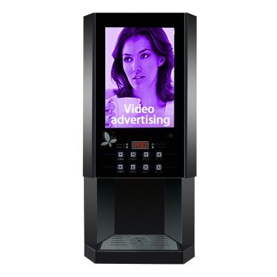 China Eco-friendly Hot Vending Commercial Video Coffee Vending Machine Cold Drink Making Machine For Restaurant And Office for sale