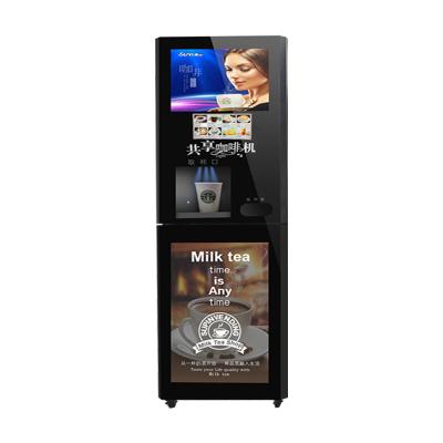 China Factory automatic high-effiency coffee beverage unmanned vending machine direct sales hot product for commercial and restaurant for sale