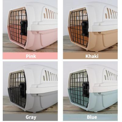 China Sustainable Airline Small Pet Kennel Crates Approved Luxury Dog Cat Travel Carrier for sale