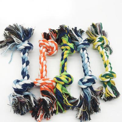 China Hot Selling Pet Viable Toy Rope Toy Cotton Hemp Rope Ball Interactive Pet Chew Toys for sale