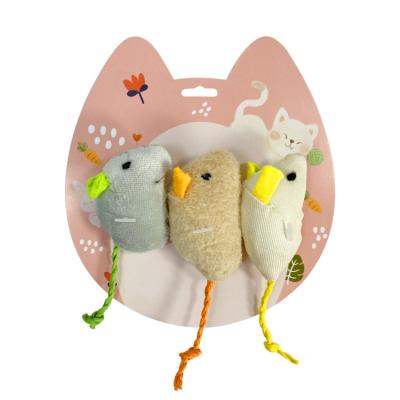 China Interesting Cat Toy Stuffed Animal Pet Cat Toy Safe and Sustainable Toys Health Eco-Friendly Interact for sale