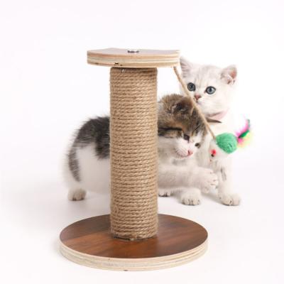 China Sustainable cat tree dropshipping large cat tree scratcher furniture tower wooden cat tree wood for sale